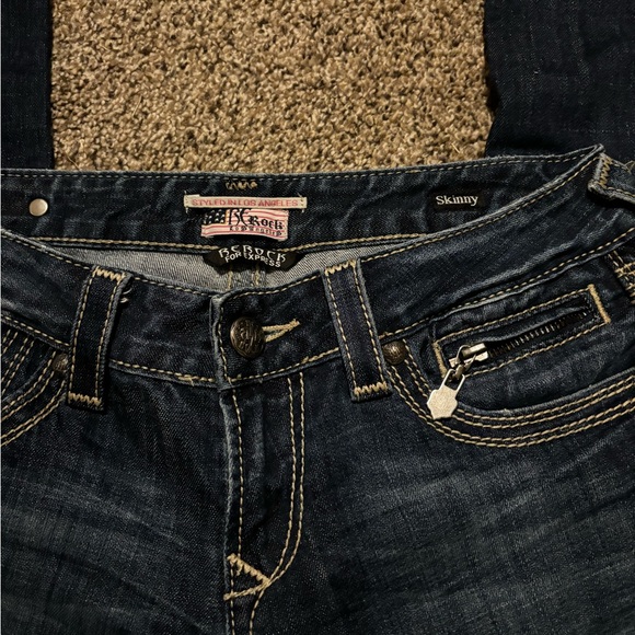 Women’s rerock for express jeans size 2 in good condition - Picture 3 of 4